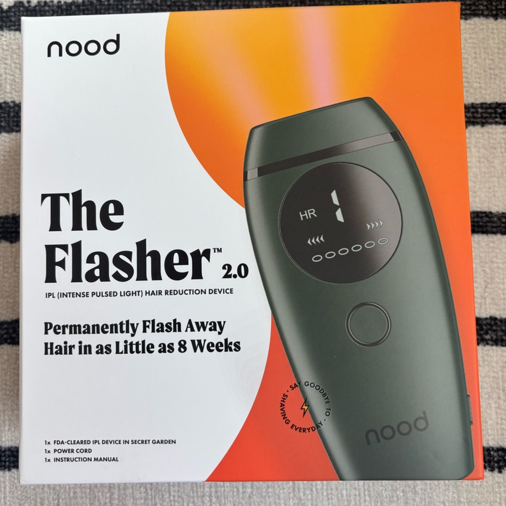 Nood The Flasher 2.0 IPL Hair Removal Device in Dark Green Brand New